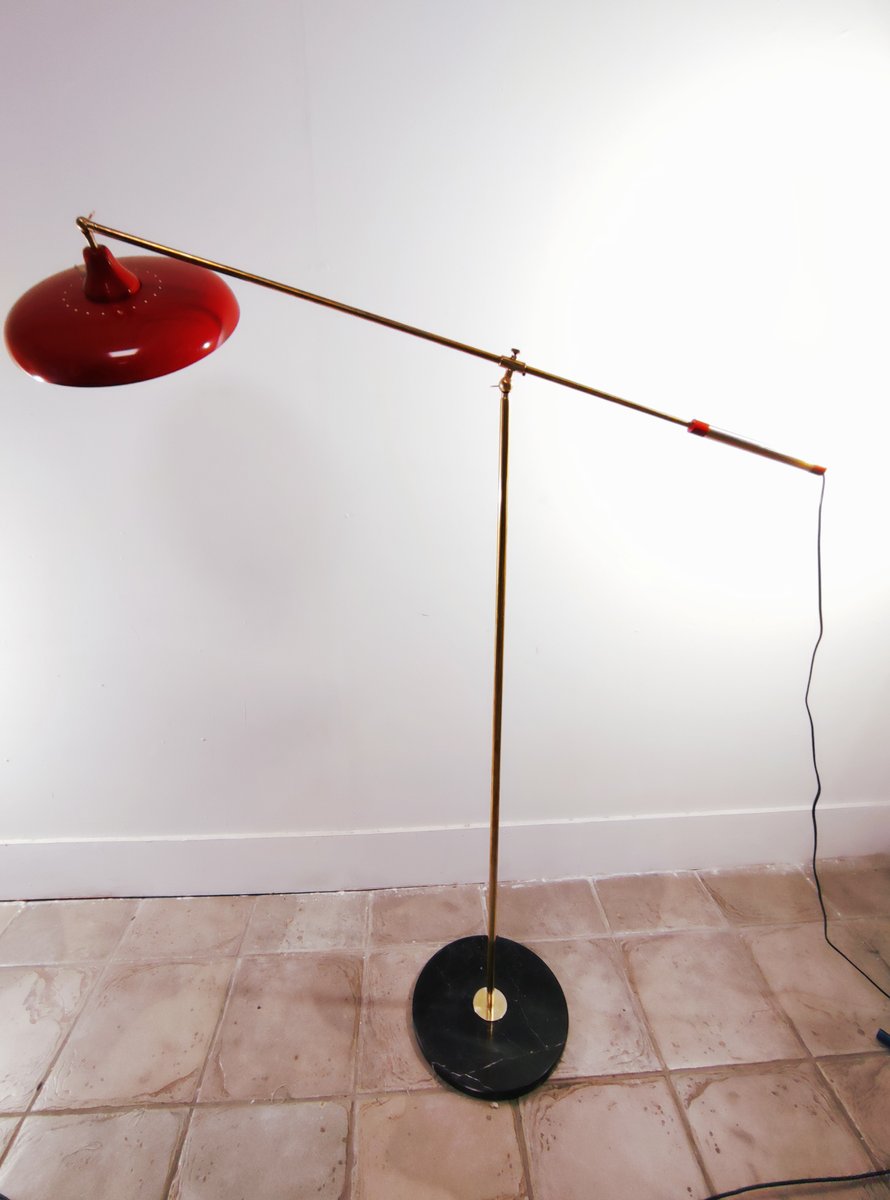 Mid-Century Adjustable Floor Lamp