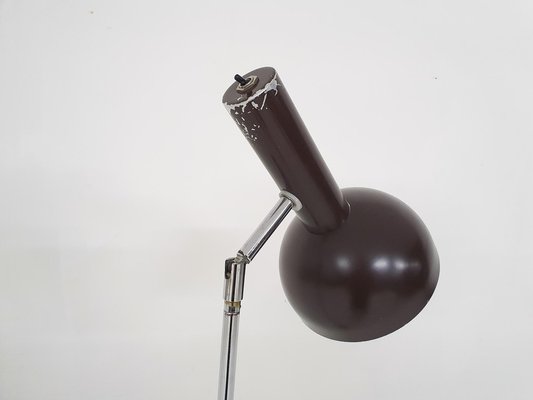 Mid-Century Adjustable Floor Lamp by Busquet for Hala, the Netherlands, 1950s-ZO-1363582