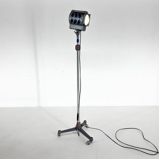 Mid-Century Adjustable Italian Cinema Floor Lamp, 1960s