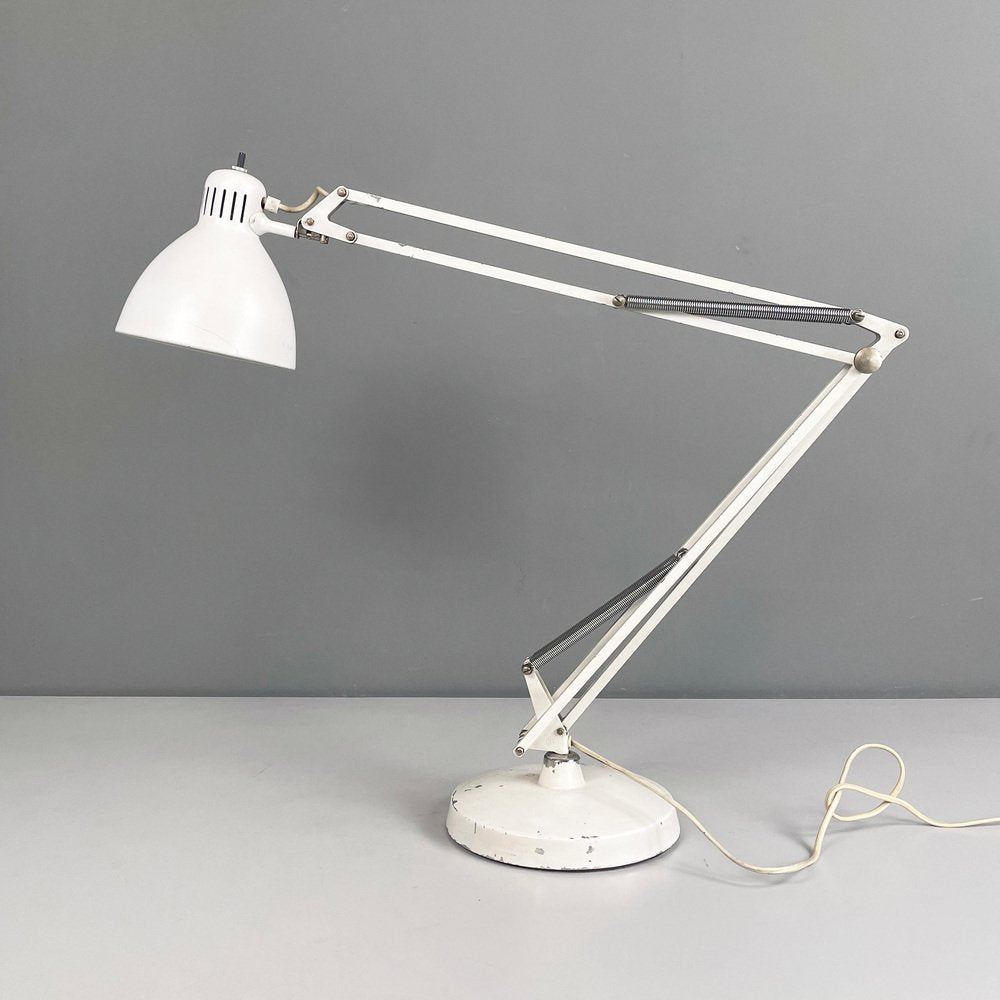 Mid-Century Adjustable Italian Table Lamp by Jac Jacobsen Luxo, 1950s