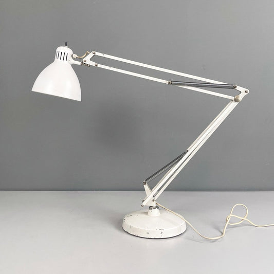 Mid-Century Adjustable Italian Table Lamp by Jac Jacobsen Luxo, 1950s