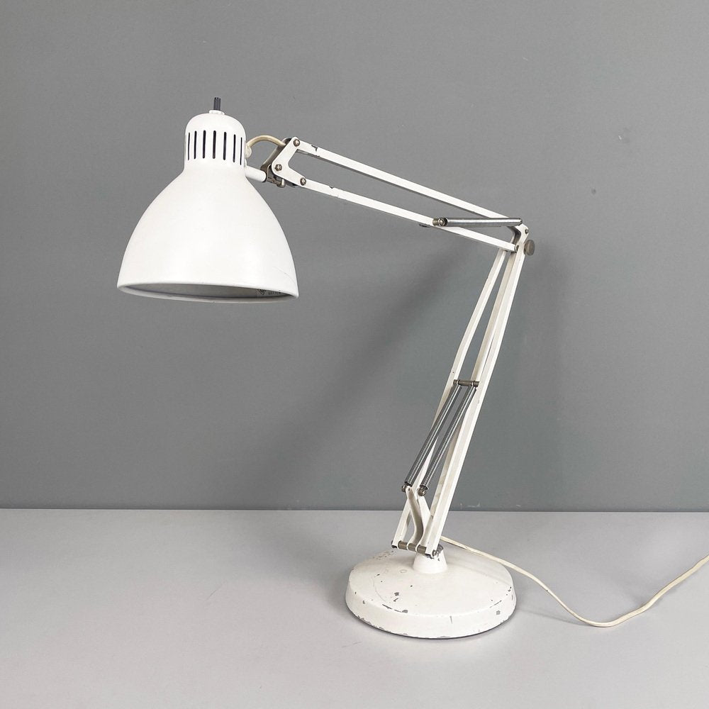 Mid-Century Adjustable Italian Table Lamp by Jac Jacobsen Luxo, 1950s