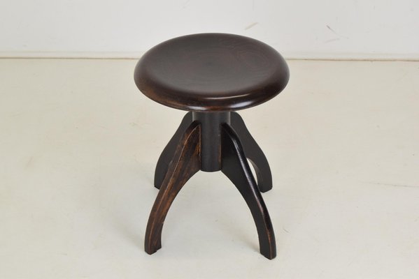 Mid-Century Adjustable Piano Stool, 1950s-TZ-1122458