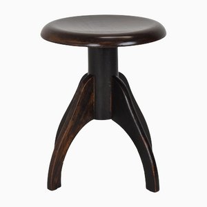 Mid-Century Adjustable Piano Stool, 1950s-TZ-1122458