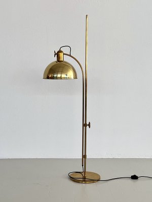 Mid-Century Adjustable Solid Brass Floor Lamp by Florian Schulz, 1970s-VNE-1327630