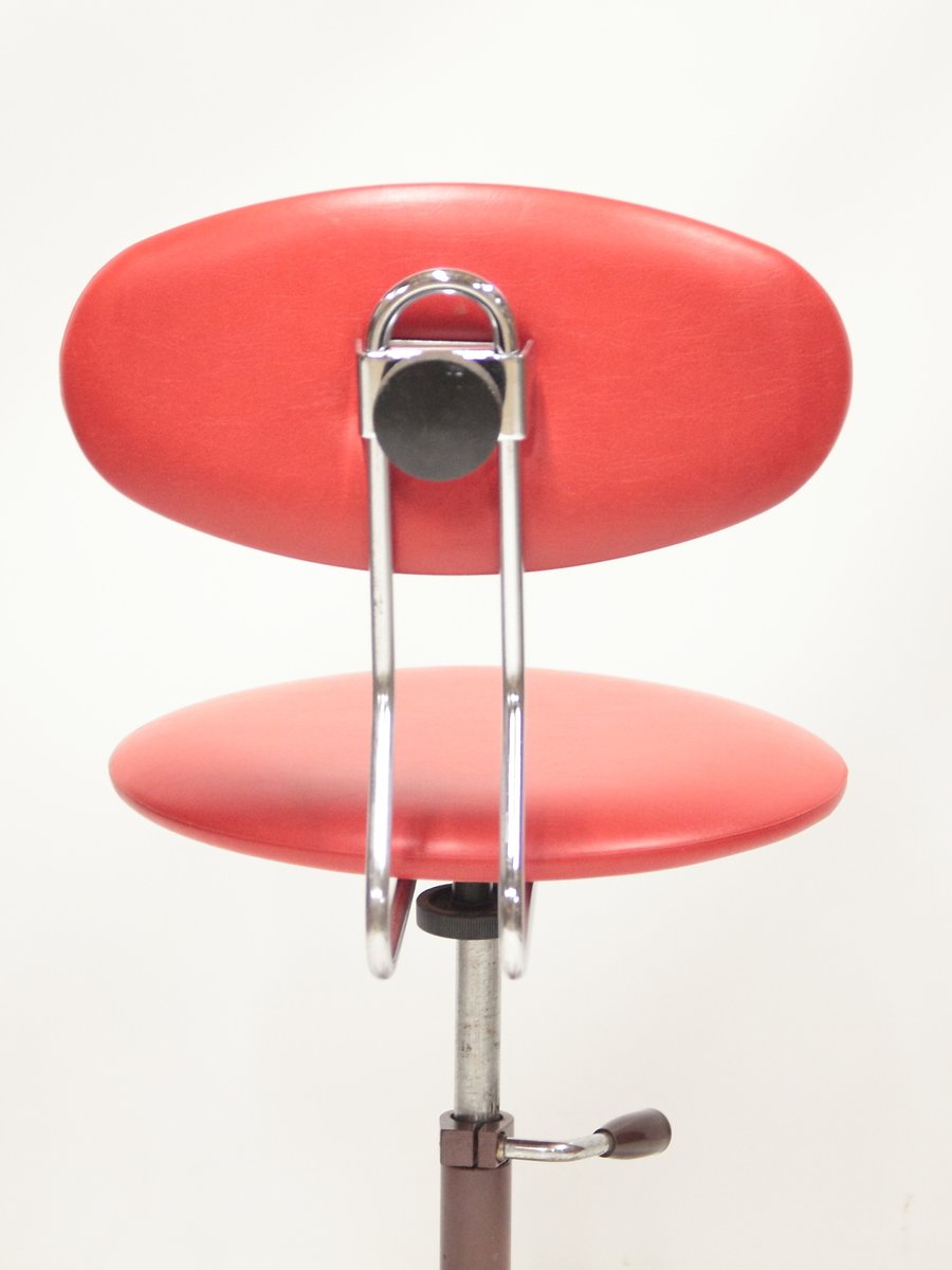 Mid-Century Adjustable Swivel Chair, Former Czechoslovakia, 1970s