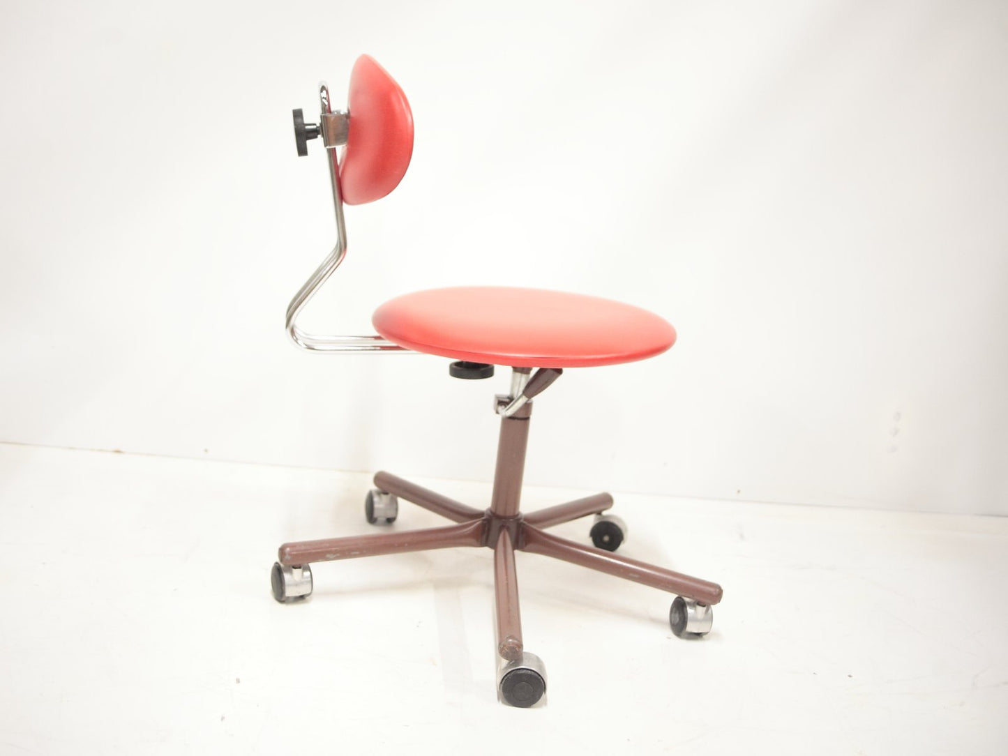 Mid-Century Adjustable Swivel Chair, Former Czechoslovakia, 1970s