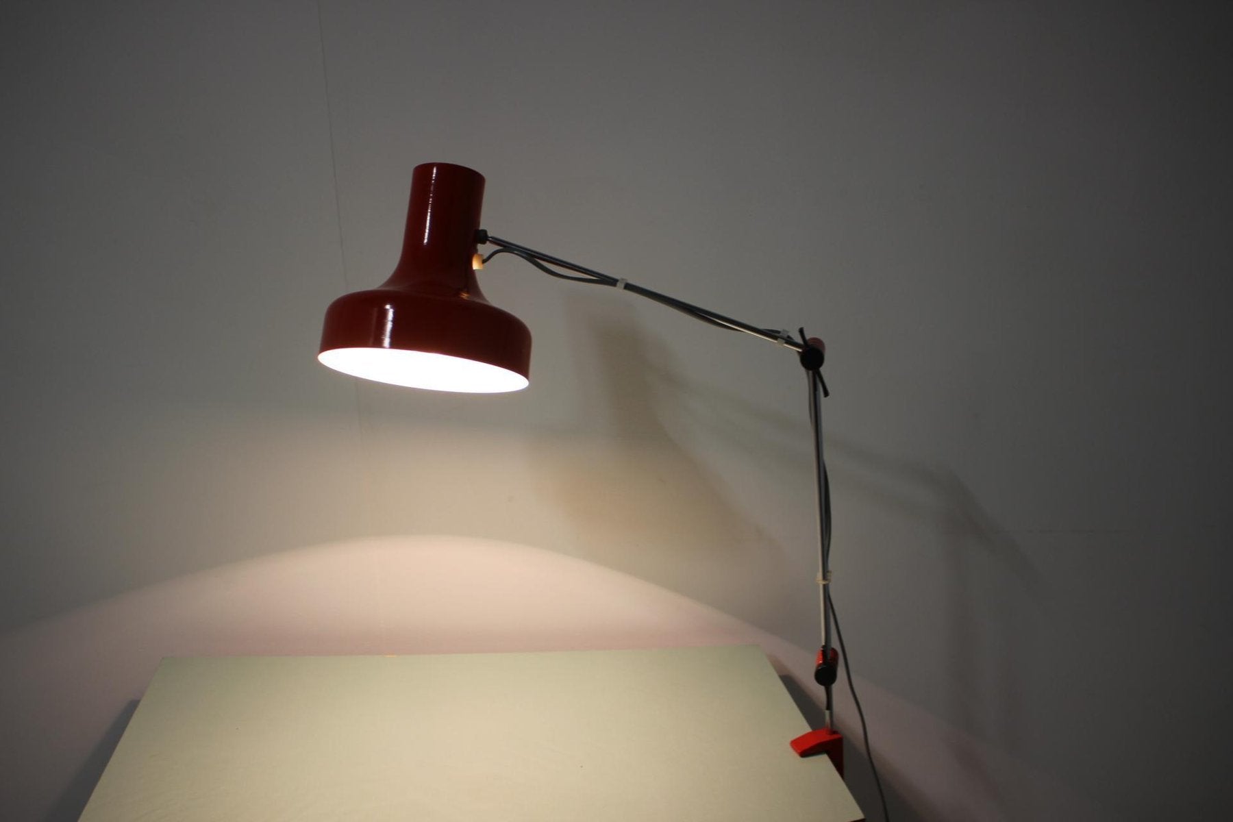 Mid-Century Adjustable Table Lamp by Josef Hurka for Napako, 1970s