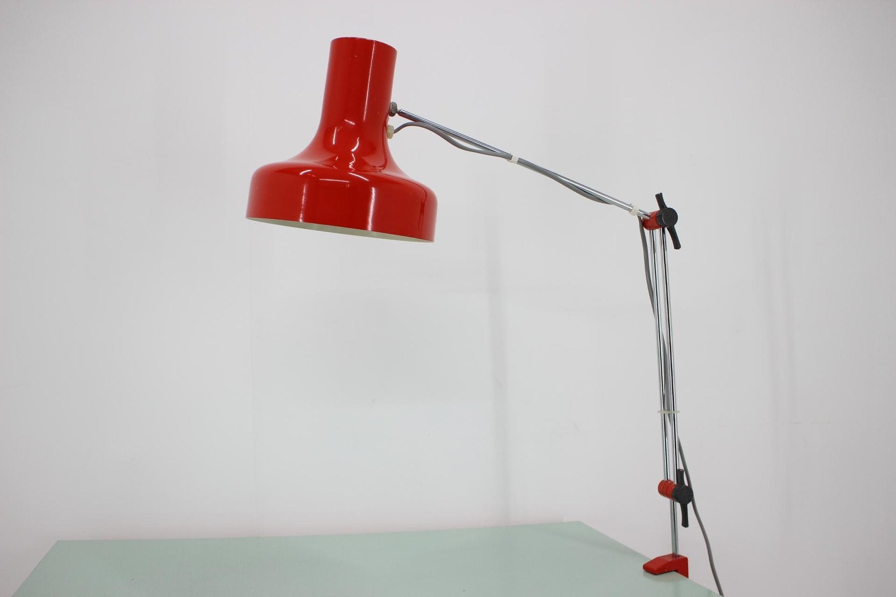 Mid-Century Adjustable Table Lamp by Josef Hurka for Napako, 1970s