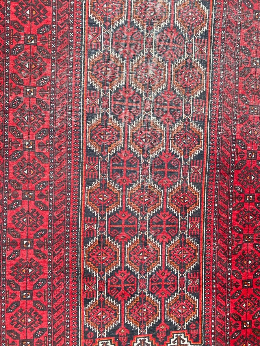 Mid-Century Afghan Baluch Rug