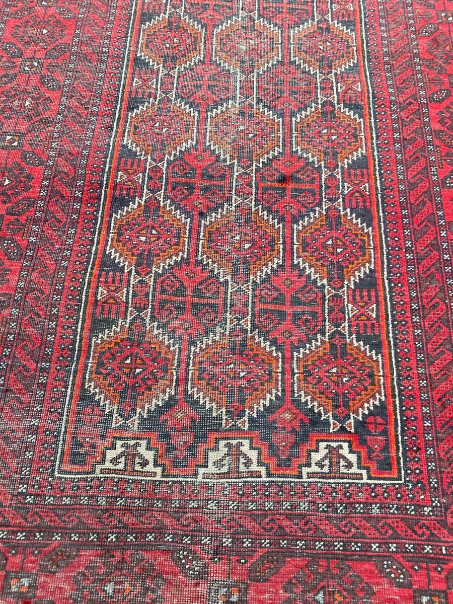 Mid-Century Afghan Baluch Rug