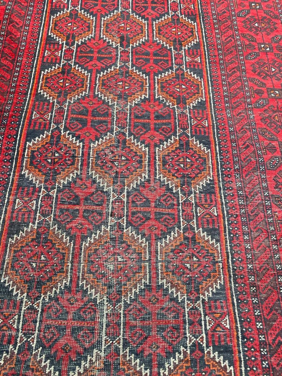 Mid-Century Afghan Baluch Rug