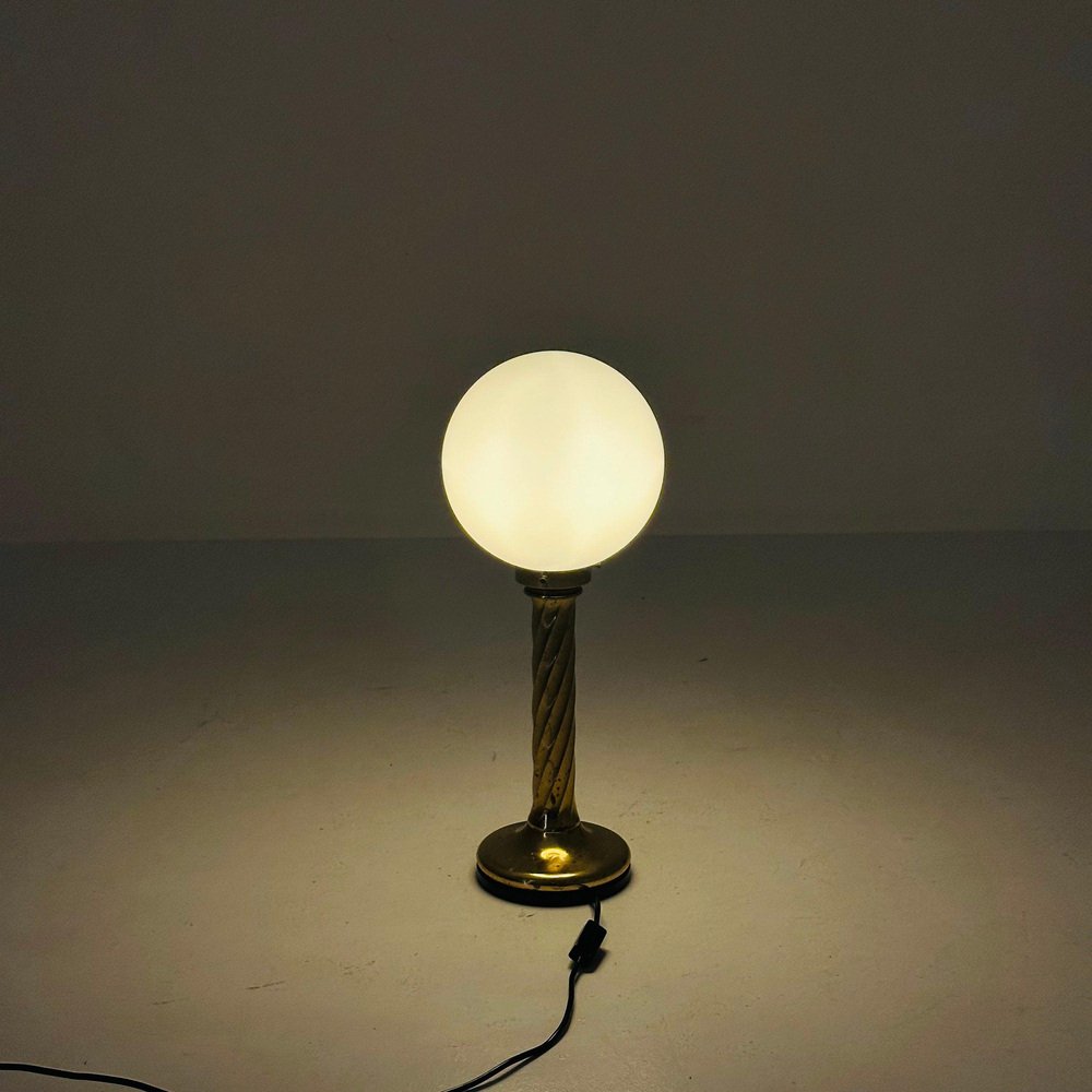 Mid-Century Aise Table Ball Lamp, 1980s