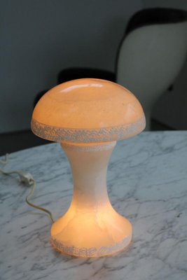 Mid-Century Alabaster Mushroom Table Lamp, Italy, 1960s-FJP-1791283