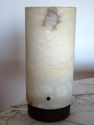 Mid-Century Alabaster Tube Lamp, 1950s-GT-621559