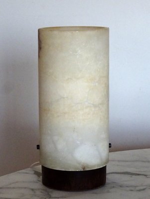 Mid-Century Alabaster Tube Lamp, 1950s-GT-621559