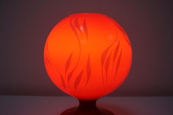 Mid-Century All Glass Table Lamp by Osvětlovací Sklo N.P. for Valašské Meuiříčí, 1970s-TZ-1059295