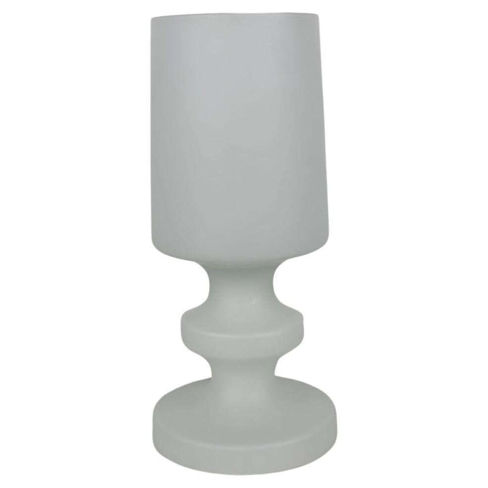 Mid-Century All Glass Table Lamp from Valašské Meziříčí, 1970s