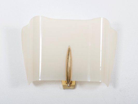 Mid-Century Alraune Brass and Acrylic Glass Sconce by J. T. Kalmar, 1950s-AX-697283