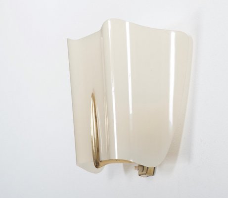 Mid-Century Alraune Brass and Acrylic Glass Sconce by J. T. Kalmar, 1950s-AX-697283