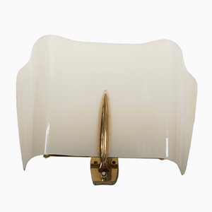 Mid-Century Alraune Brass and Acrylic Glass Sconce by J. T. Kalmar, 1950s-AX-697283