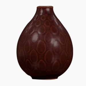 Mid-Century Aluminia Marselis Vase by Nils Thorsson for Royal Copenhagen-ZGQ-773317