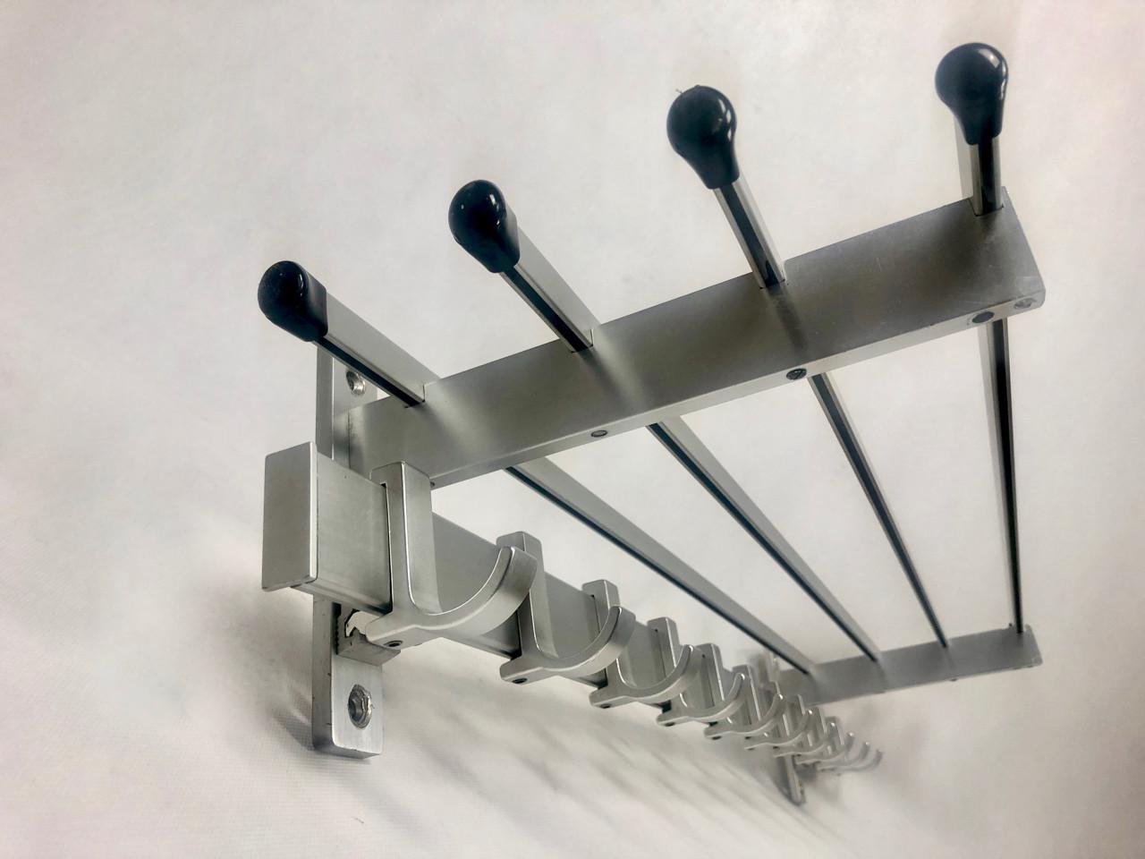 Mid-Century Aluminium Coat Rack, 1970s