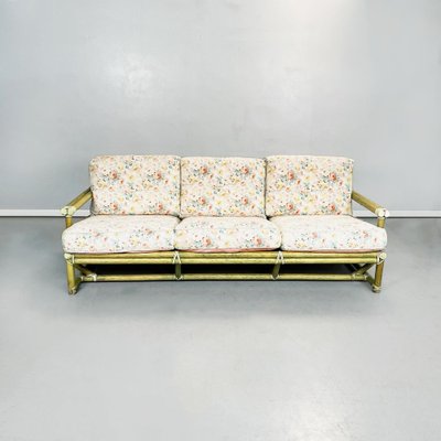 Mid-Century American Rattan Sofa by Levi for McGuire, 1970s-GDD-1310707