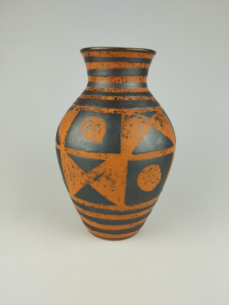 Mid-Century Ankara Vase in Ceramic from Carstens