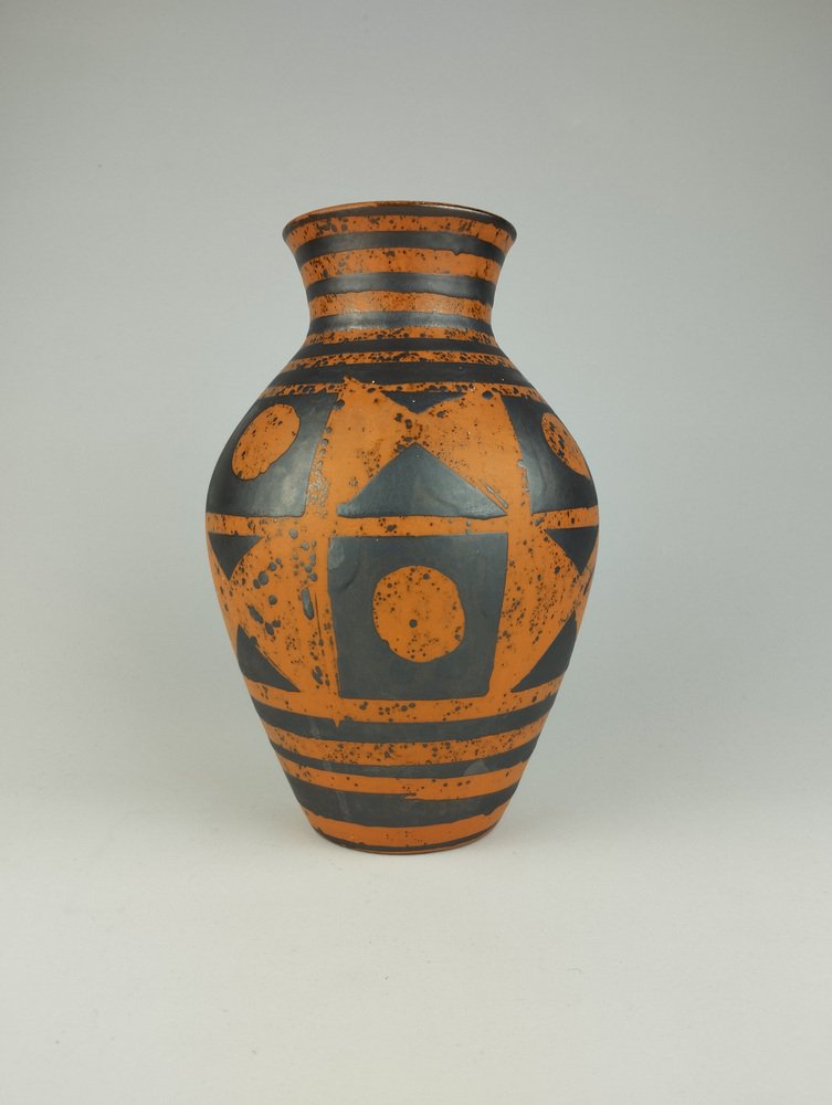 Mid-Century Ankara Vase in Ceramic from Carstens