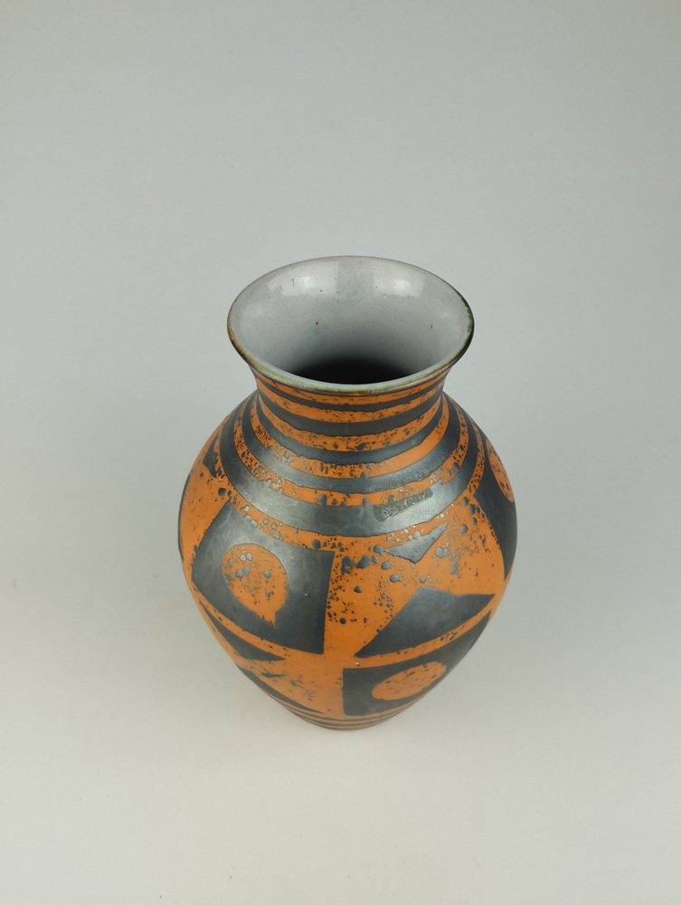 Mid-Century Ankara Vase in Ceramic from Carstens