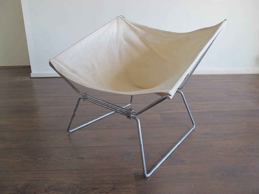 Mid-Century Ap-14 Butterfly Lounge Chair by Pierre Paulin for Polak, 1950s