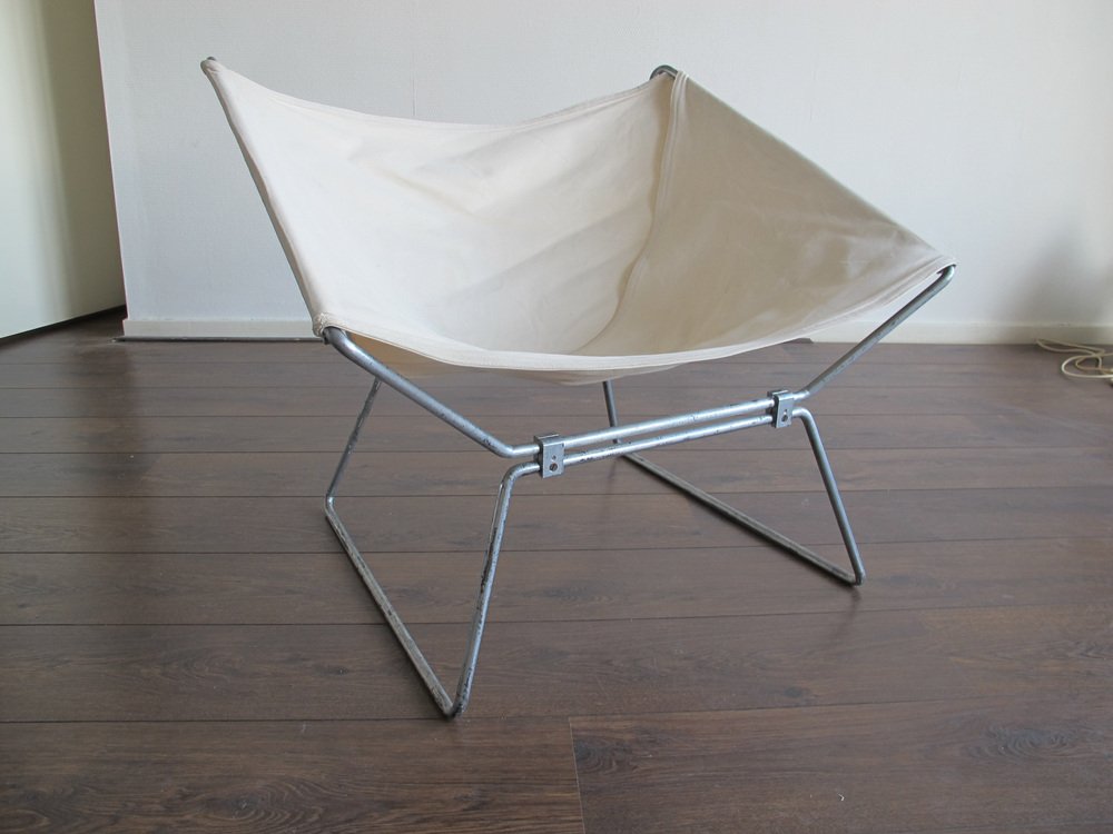 Mid-Century Ap-14 Butterfly Lounge Chair by Pierre Paulin for Polak, 1950s