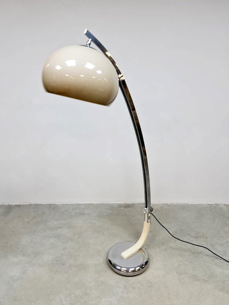 Mid-Century Arc Floor Lamp Booglamp from Hustadt Leuchten, 1970s