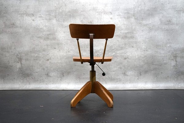 Mid-Century Architect Swivel Chair from Stoll Giroflex, 1950er-CIP-1739016