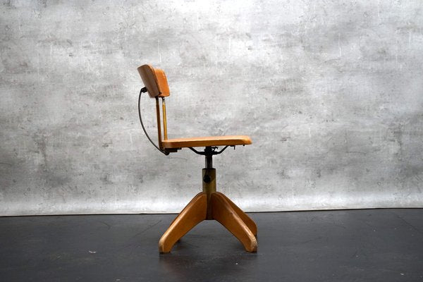 Mid-Century Architect Swivel Chair from Stoll Giroflex, 1950er-CIP-1739016