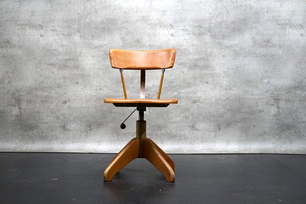 Mid-Century Architect Swivel Chair from Stoll Giroflex, 1950er-CIP-1739016