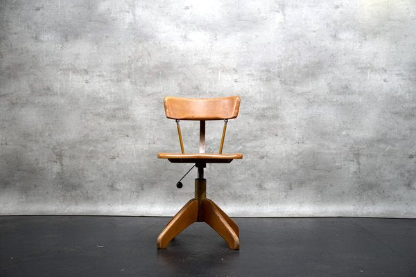 Mid-Century Architect Swivel Chair from Stoll Giroflex, 1950er-CIP-1739016