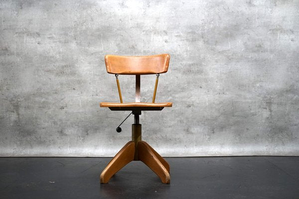 Mid-Century Architect Swivel Chair from Stoll Giroflex, 1950er-CIP-1739016