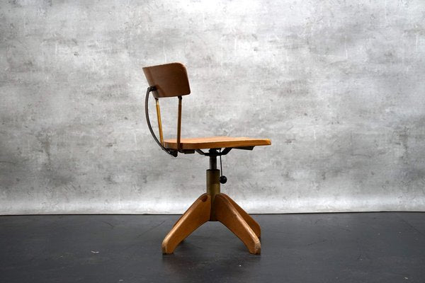 Mid-Century Architect Swivel Chair from Stoll Giroflex, 1950er-CIP-1739016