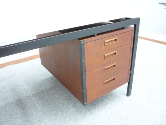 Mid-Century Architects Office Desk in Teak, 1960s-UG-1340623