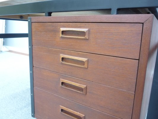 Mid-Century Architects Office Desk in Teak, 1960s-UG-1340623