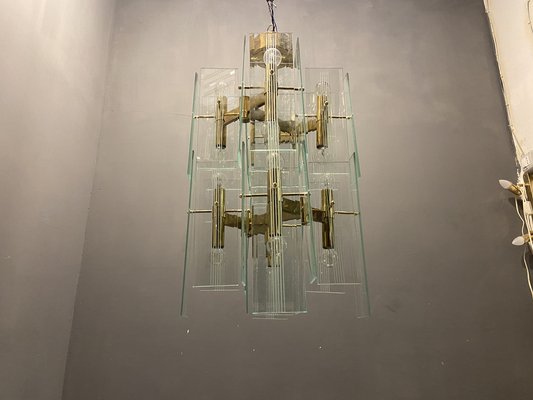 Mid-Century Architectural Chandelier by Sciolari-JJC-1364639