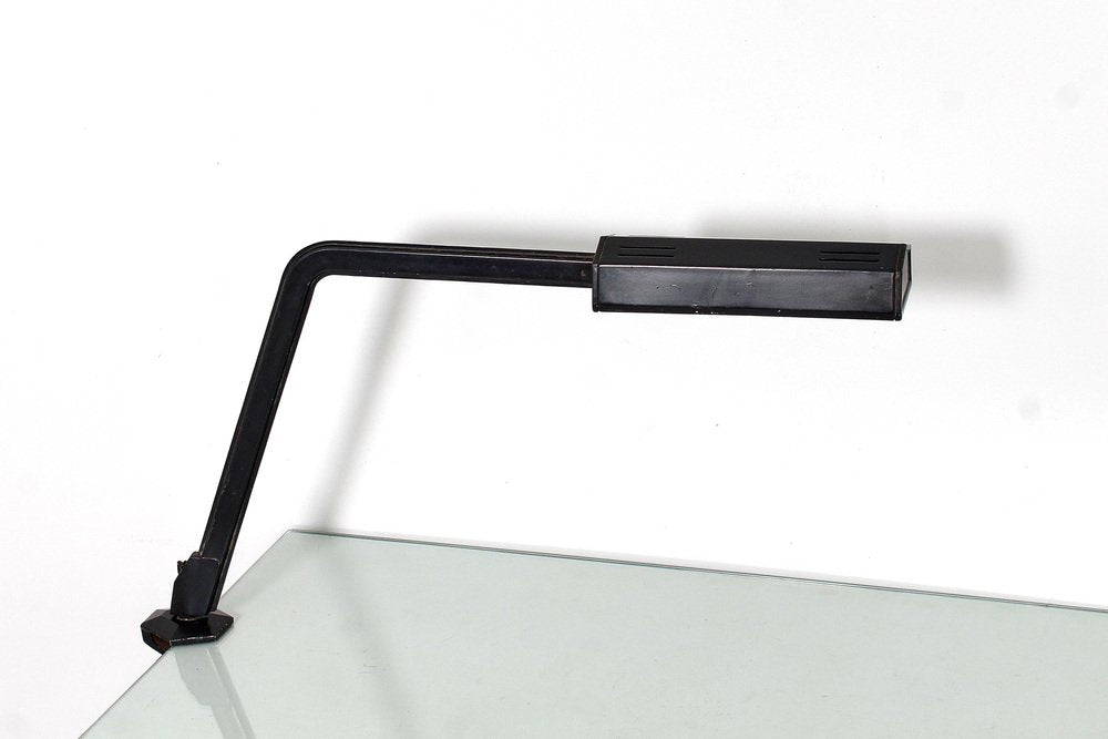 Mid-Century Arco Desk Lamp with Clamp by BBPR Studio for Olivetti, Italy, 1962