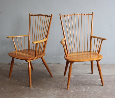 Mid-Century Armchair by Albert Haberer for Hermann Fleiner, 1950s, Set of 2-FGF-935092