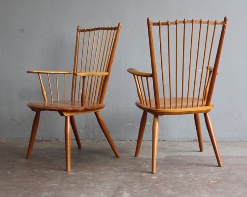 Mid-Century Armchair by Albert Haberer for Hermann Fleiner, 1950s, Set of 2-FGF-935092