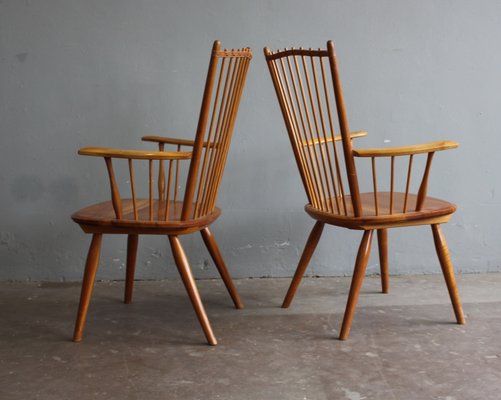 Mid-Century Armchair by Albert Haberer for Hermann Fleiner, 1950s, Set of 2-FGF-935092