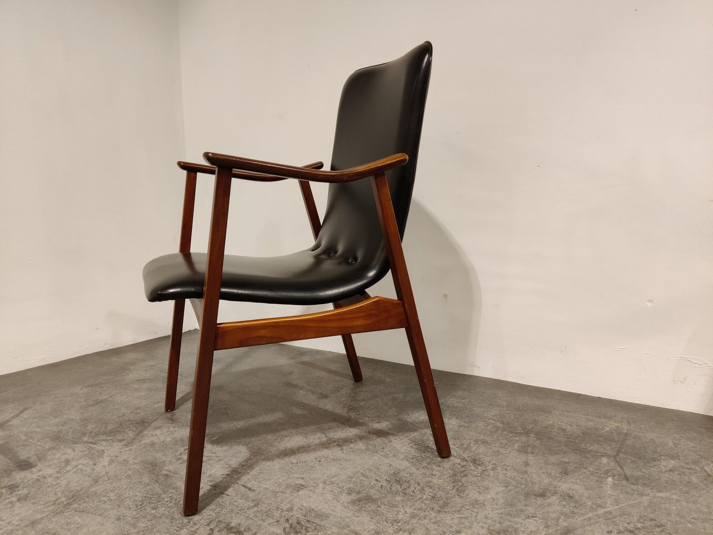 Mid-Century Armchair by Louis Van Teeffelen for Wébé, 1960s