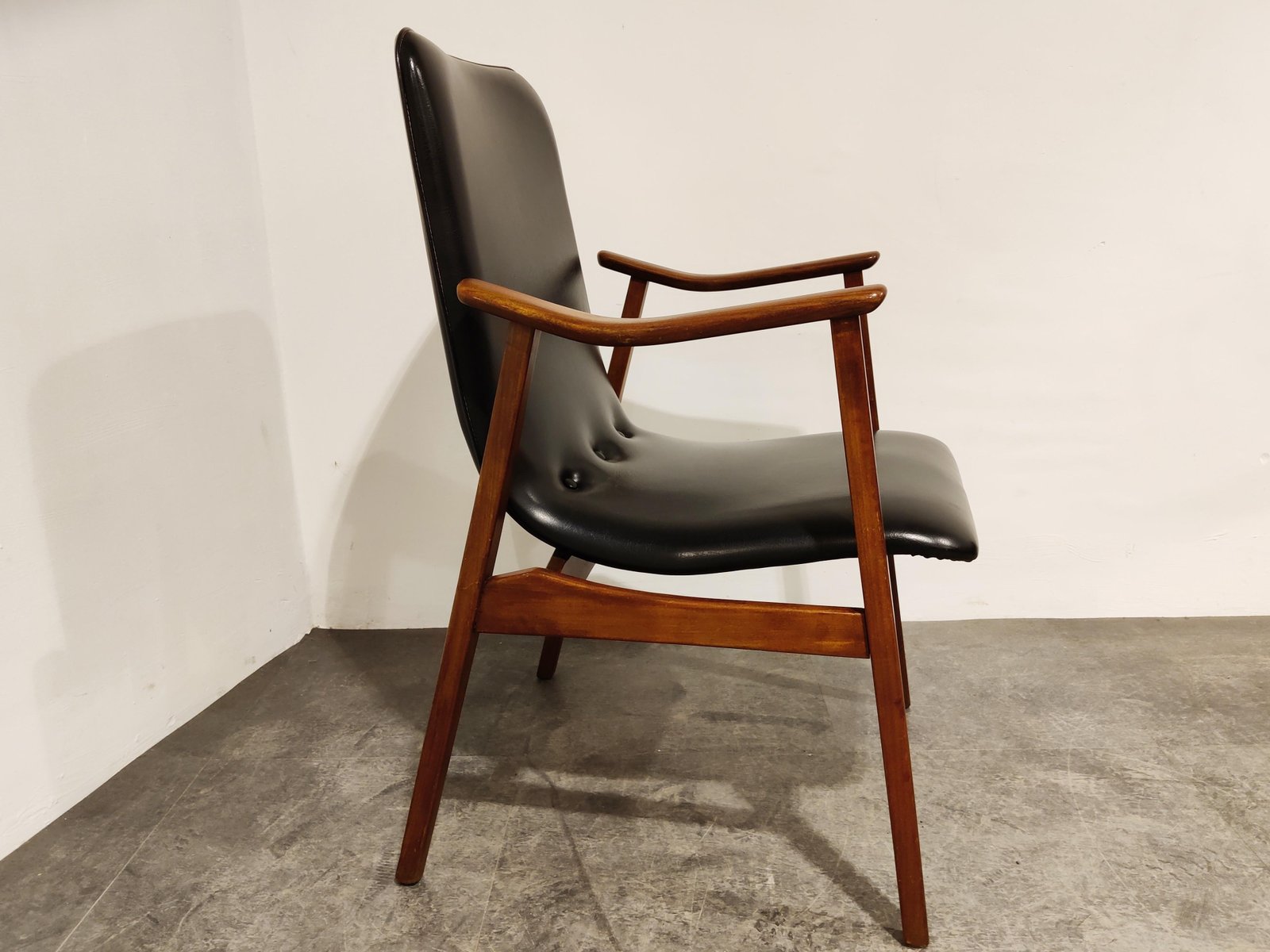 Mid-Century Armchair by Louis Van Teeffelen for Wébé, 1960s