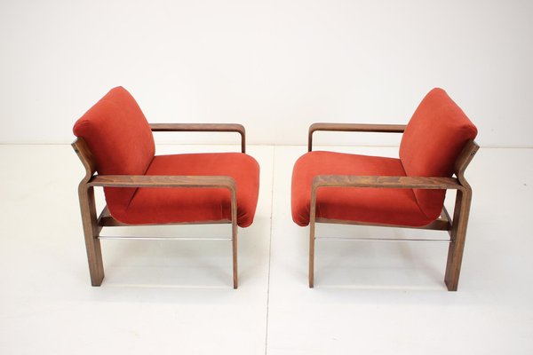 Mid-Century Armchair by Ludvík Volák for Dřevopodnik Holešov, 1960s-TZ-1098755